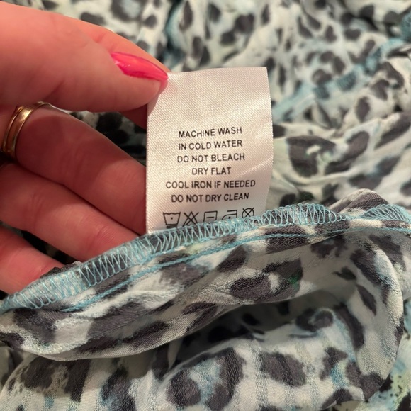 NFC Womens Leopard Print Wrap Dress Size XS/S NWOT Three Quarter Sleeve - Picture 8 of 10